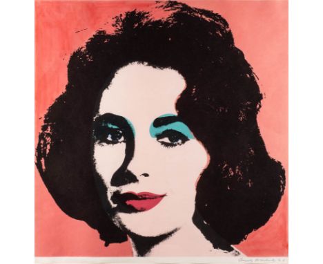 ANDY WARHOL1928 Pittsburgh - 1987 New YorkLIZ (1964/66) Farboffsetlithografie auf strukturiertem Velin. DM 56 x 55,7 cm, BM 5