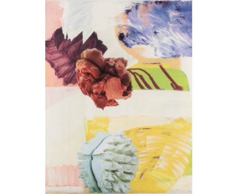 PIA FRIES1955 Beromünster (Schweiz), lebt in DüsseldorfOHNE TITEL (1999) Farboffsetlithografie auf Bütten. BM 65,5 x 50 cm (R