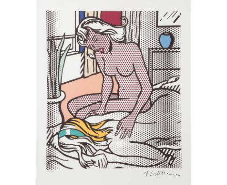 ROY LICHTENSTEIN (NACH)1923 New York - 1997 ebendaOHNE TITEL (ROOMMATES) Farblithografie auf Arches. BM 71 x 57 cm (R. 83 x 6