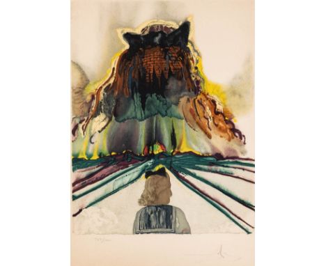 SALVADOR DALÍ1904 Figueres, Girona - 1989 ebenda'GALA' (1973) Aus: 'Vier Träume vom Paradies' Farblithografie auf Arches. DM 