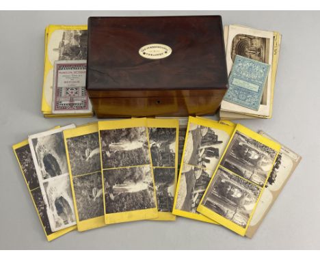 A large collection of assorted 19th Century stereoscopic slides, to briefly include Underwood &amp; Underwood's Bernese Alps 