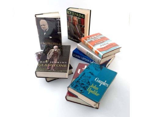 Jenkins, Roy, Churchill, The Chancellors, Gladstone and A Life at the Centre, signed hardback editions, with Updike, John, Ra