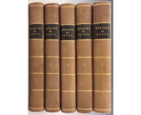 Richard Lord Braybrooke, Memoirs of Samuel Pepys, Secretary to The Admiralty in The Reigns of Charles II and James II compris