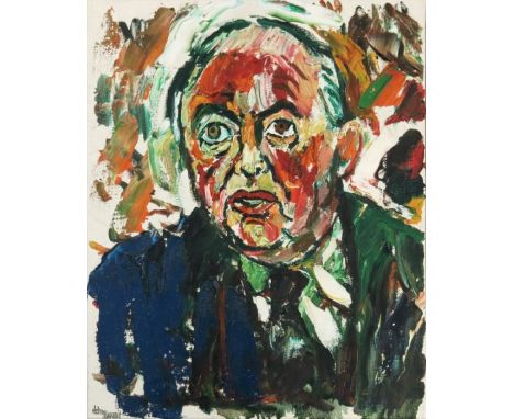 John Randall Bratby R.A. (British, 1928-1992), portrait of Lord Thorneycroft, Chancellor of the Exchequer, later Home Secreta