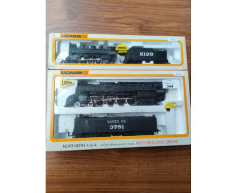 2 Boxed Bachmann Locomotive s and tenders sets . 
