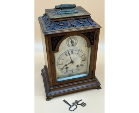 Antique Bracket Clock, John Bryson- Edinburgh. [Comes with keys] [Non-runner] [Back door doesn't open] 