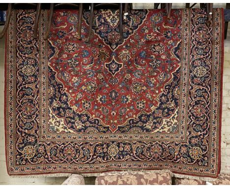 FINE CENTRAL PERSIAN KASHAN CARPET 308CMS X 198CMS