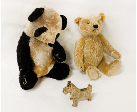 STEIFF BEAR WITH 2 OTHER EARLY BEARS