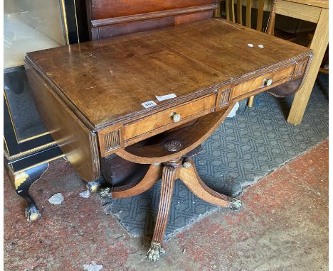 MAHOGANY SOFA TABLE