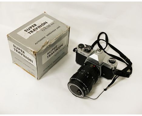 PENTAX CAMERA K1000 * SUPER TRAVINON LENSE