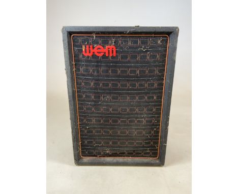 A large WEM guitar amp serial number cow 08835. 