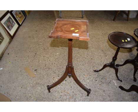 Mahogany wine table or jardiniere stand with tripod base