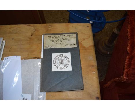 A G POOLE: REMARKS ON SOME PECULIARITIES OF THE NORFOLK CHURCHES, ESPECIALLY THOSE WHICH RESULT FROM THE USE OF FLINT, 1850. 