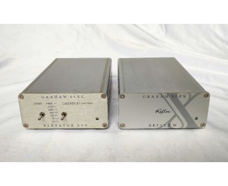 Graham Slee Reflex M MM Phono Stage and Elevator EXP Step Up Transformer MC MM  Reflex M comes boxed and has a mono switch. B