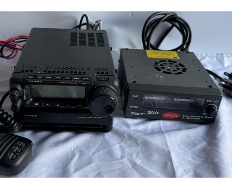 Amateur Radio equipment - A Yeasu FT-891 HF/50MHZ Tranceiver together with a Yaesu Antenna Tuner FC-50 and a Watson Power Mit