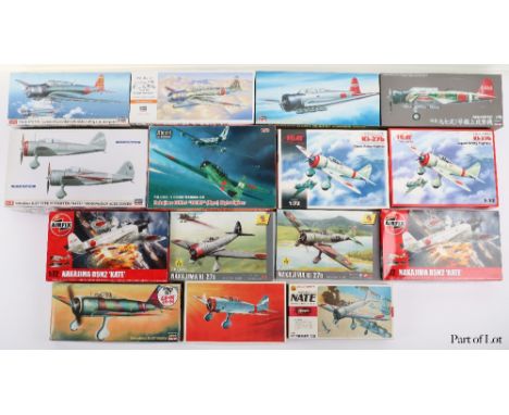 Thirty-two 1:72 scale WW2 Russian and Japanese fighter model kits, Academy 5xIL-2 Stormovik’s and 2xIL-2M Shturmovik’s and ex