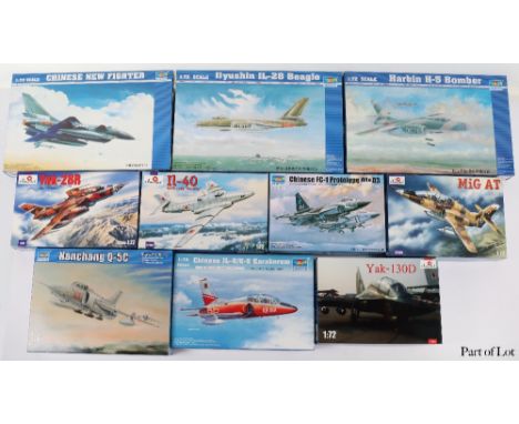 Nineteen 1:72 scale post-war Russian Jets, Jets include MiG At, various Yak’s, Jak-17, various Ilyushin jets and four Chinese