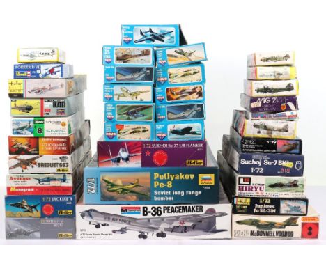 Thirty Three 1:72 Scale Aircraft Model Kits, including, Novo Airkits, Bristol 138a, Supermarine attacker naval fighter, Brist