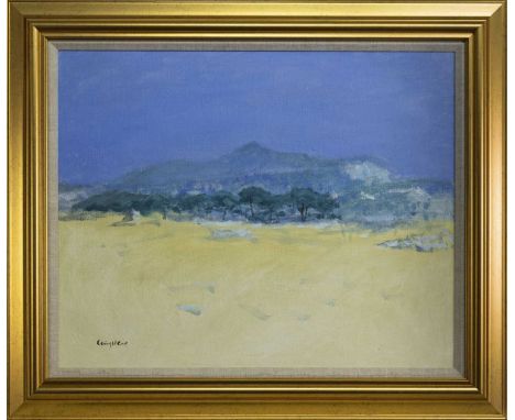 * JOHN KINGSLEY  RSW DA PAI (SCOTTISH B 1956)CRETAN LANDSCAPEoil on canvas, signedimage size 61cm x 76cm, overall size 79cm x