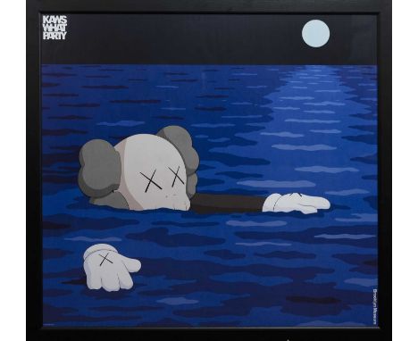 KAWS (AMERICAN b. 1974),WHAT PARTY BROOKLYN MUSEUM POSTER screenprint on paperimage size 114cm x 121cm, overall size 126cm x 