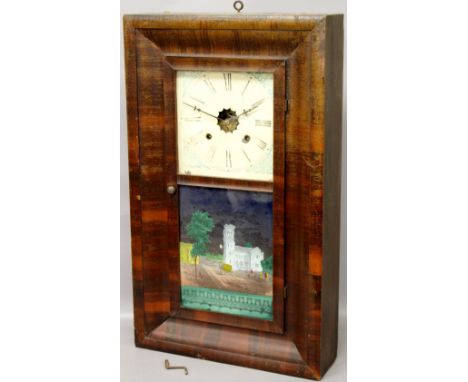 American wall clock by Waterbury Clock Co.(30-hour movement)