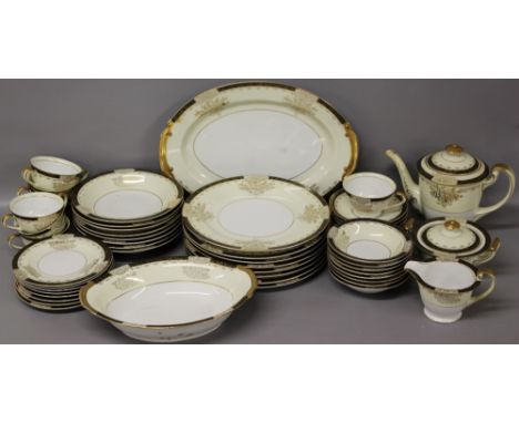 An Acme Japanese 8-piece/setting dinner/tea service