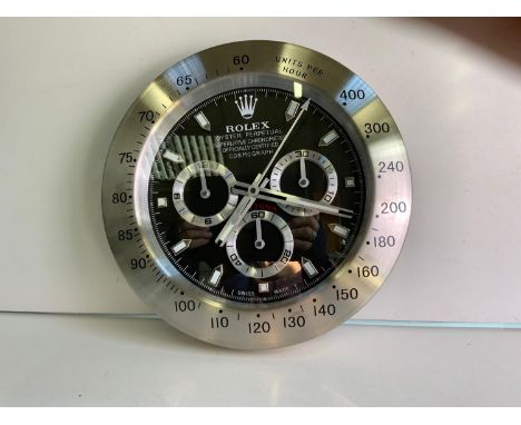 Rolex Dealer Display Clock to Replicate Superlative Chronometer Daytona 