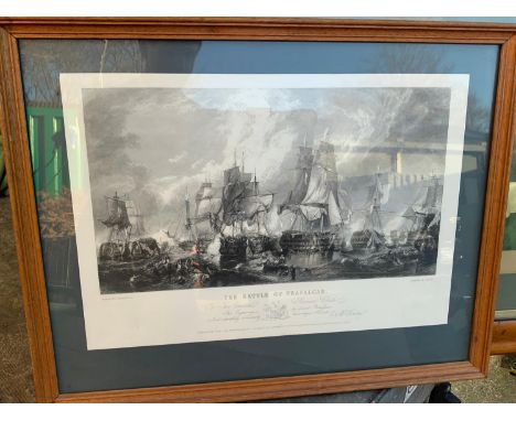 Framed Print - The Battle of Trafalgar 