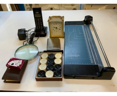 Telephone, Clock and Playing Cards etc 