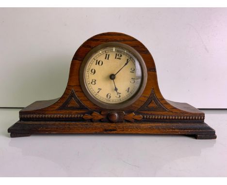 Wooden Napoleon Mantel Clock 
