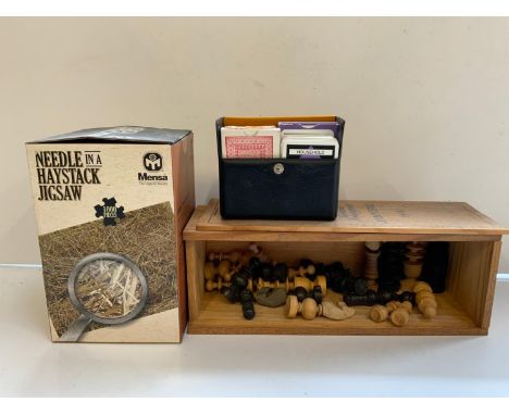 Mensa Jigsaw, Chess Pieces and Playing Cards 