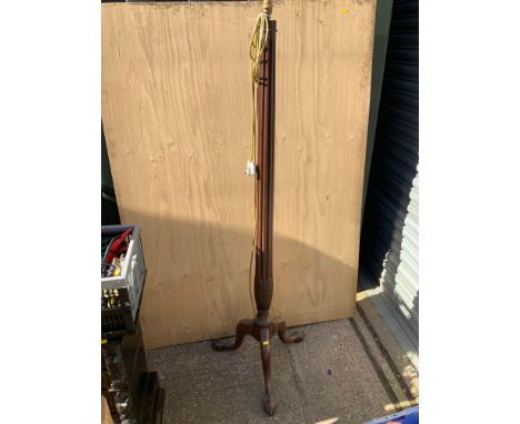 Mahogany Standard Lamp 