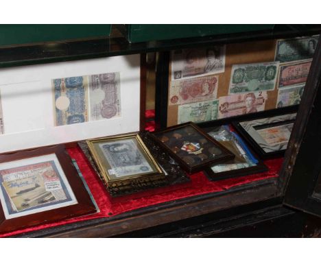 A good collection of worldwide banknotes, majority being British inc 1920s One Pound George V signed N. K. Warren Fisher Brow