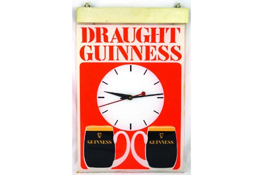 Chain Hanging Wall Clock 16 75 By 11ins Perspex Face Draught Guinness Mains Powered Go - Hanging Wall Clock With Chain Chain Hanging Wall Clock 16 75 By 11ins Perspex Face Draught Guinness Mains Powered Go - Hanging Wall Clock With Chain