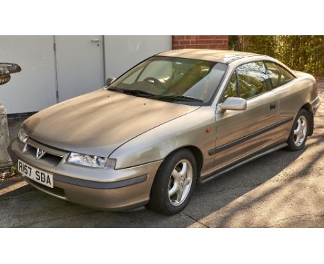 1997 (September) Vauxhall Calibra, 16V Coupe, beige, cream leather, 1988cc, petrol, manual, registration R157 SDA, MOT expire