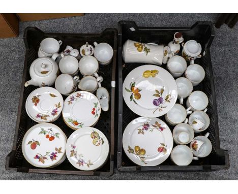 A quantity of Royal Worcester Evesham dinner wares