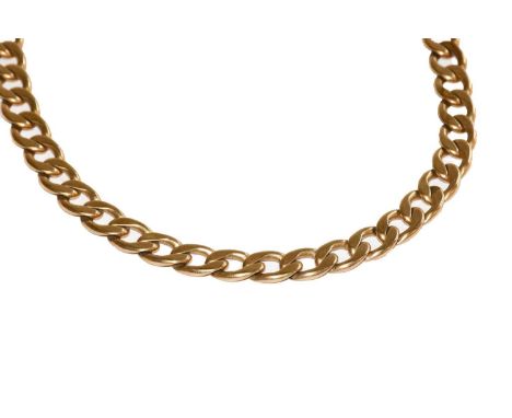 A curb link chain, stamped '18.750', length 60.5cmCondition report: Gross weight 66.2 grams.