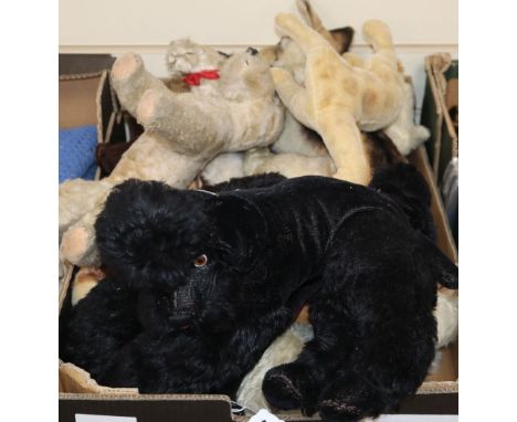 Twenty dogs, some Steiff