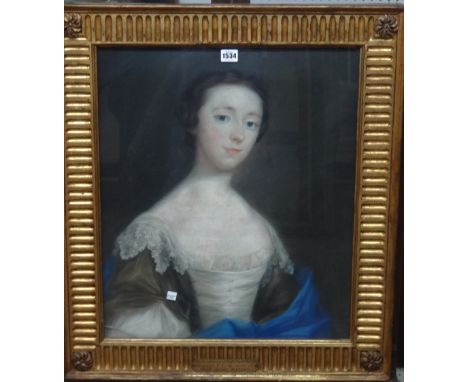 Circle of William Hoare of Bath, Portrait of Sarah Rochfort, wife of the Hon. Arthur Rochfort, and co-heiress of the Rt Hon. 