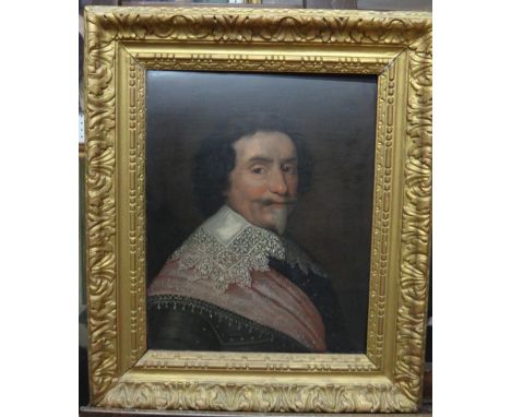 Studio of Michiel Janszoon van Miereveldt, Portrait of a gentleman, oil on panel, 40cm x 34cm.  Illustrated