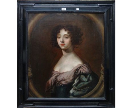 Circle of Mary Beale, Portrait of a lady, oil on canvas, 65.5cm x 59cm.  Illustrated
