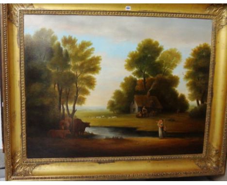 Tim K. Brown (contemporary), English landscapes, a pair, oil on canvas, each 92cm x 121cm. DDS