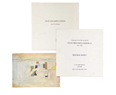 Two publications  Wilhelmina Barns-Graham: New Paintings. Art First London. Exhibition catalogue 1997.Wilhelmina Barns-Graham