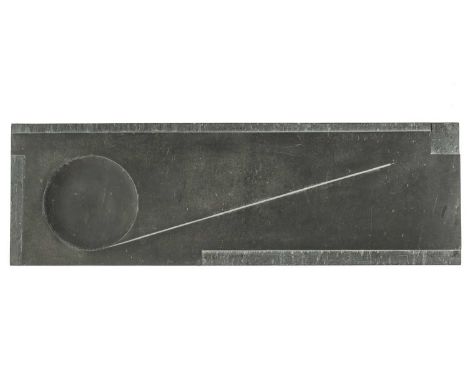 Denis MITCHELL (1912-1993) Relief No.6 (1961)  Slate reliefInitialled, titled and dated 1961 to verso18 x 56.5cm  Our vendor 
