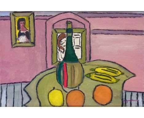 Bryan PEARCE (1929-2006) Chianti  Oil on paper laid onto board, signed, 38.5 x 57cm. Frame size 43 x 61cm.Provenance: Purchas