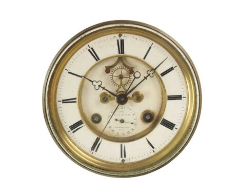 GEAN BAPTISTE JELLETREZE PARIS NO. 6315. A 19TH CENTURY FRENCH SPRING DRIVEN MOVEMENT WITH SWEEPING SECONDS AND CALENDAR WORK