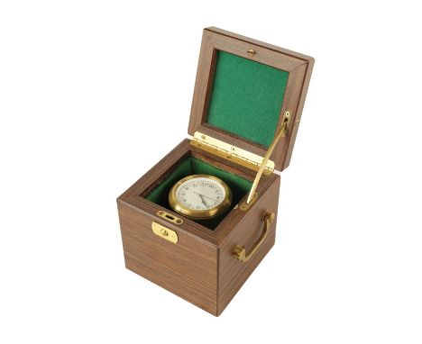 BULOVA MARINE NAVIGATOR MARK II BOXED MARINE CHRONOMETER This 1967 Bulova Accutron Marine Navigator Mark II was the first mod
