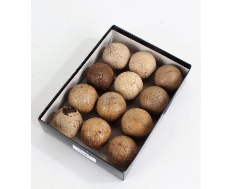 Box of twelve various vintage golf balls, to include Lynx, Goblin, Nimble, Bramble, Arch Colonel etc., (12)