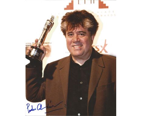 Pedro Aldomar signed 10 x 8 colour Oscar Portrait Photo, from in person collection autographed at London Premiere 2016.  Good
