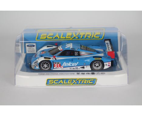 Scalextric - A boxed Scalextric C3948 Ford Daytona Prototype 2014 '12 Hours of Sebring' RN01 Chip Ganassi Racing 1:32 scale s